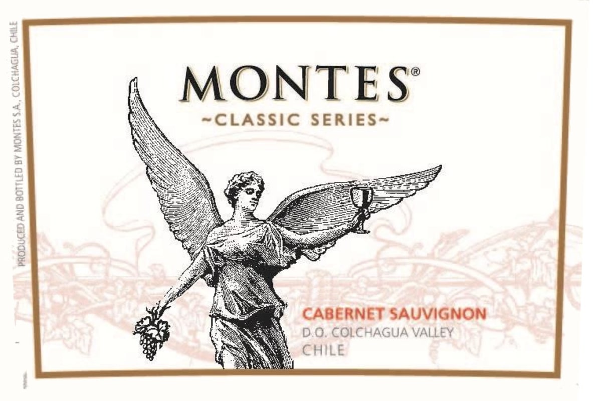 Montes Classic Series Cabernet Sauvignon 2016 Front Label