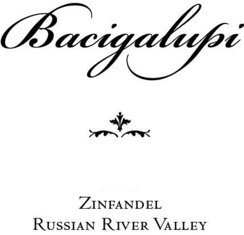 Bacigalupi Vineyards Zinfandel 2018 Front Label