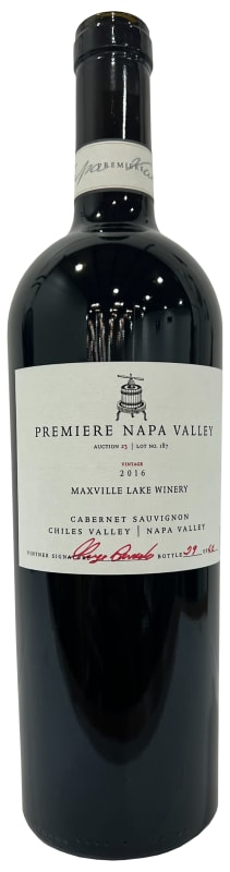 Maxville Cabernet Sauvignon (Premiere Napa Auction) 2016 Front Bottle Shot