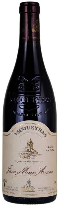 Arnoux et Fils Vacqueyras Cuvee Jean-Marie Arnoux 2016 Front Bottle Shot