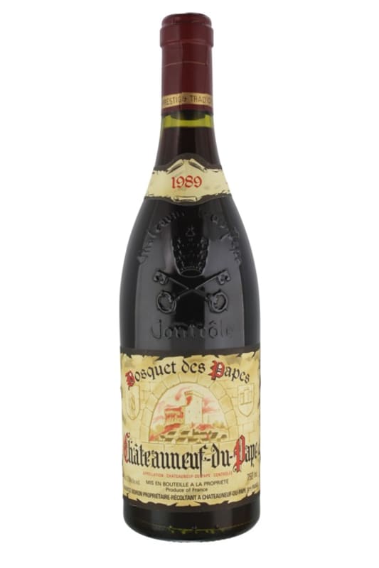 Bosquet des Papes Chateauneuf-du-Pape Prestige et Tradition 1989 Front Bottle Shot