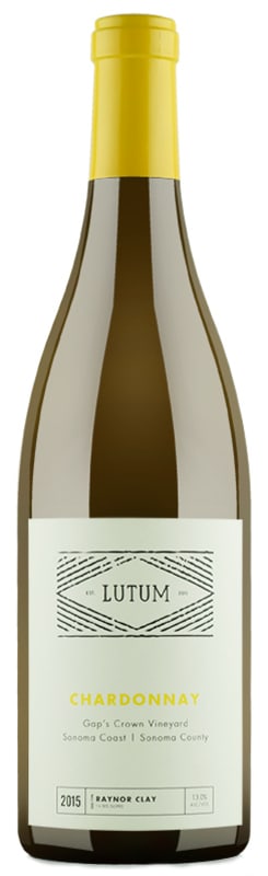 LUTUM Gap's Crown Chardonnay 2015 Front Bottle Shot