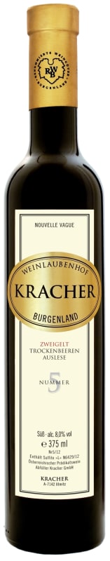 Kracher Zweigelt TBA Nouvelle Vague No. 5 (375ML half-bottle) 2010 Front Bottle Shot