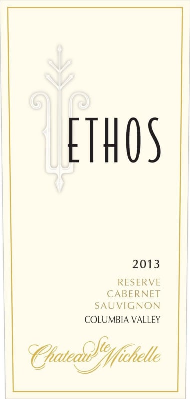Chateau Ste. Michelle Ethos Reserve 2013 Front Label