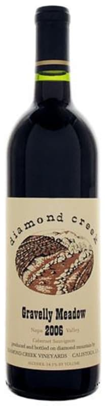 Diamond Creek Gravelly Meadow Cabernet Sauvignon 2006 Front Bottle Shot