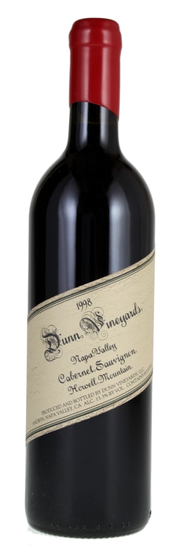 Dunn Howell Mountain Cabernet Sauvignon 1998 Front Bottle Shot