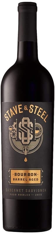 Stave & Steel Bourbon Barrel Aged Cabernet Sauvignon 2015 Front Bottle Shot