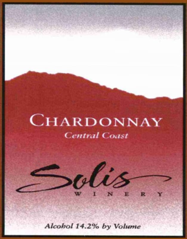 Solis Winery Chardonnay 2007 Front Label