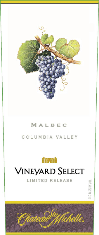 Chateau Ste. Michelle Limited Release Malbec 2007 Front Label