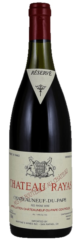 Chateau Rayas Chateaneuf-du-Pape Reserve 2003 Front Bottle Shot