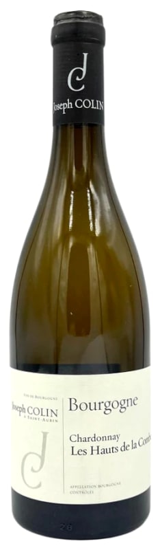 Joseph Colin Bourgogne Blanc Les Hauts de la Combe 2021 Front Bottle Shot