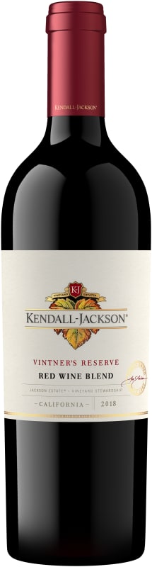 Kendall-Jackson Vintner's Reserve Red Wine Blend 2018 Front Bottle Shot