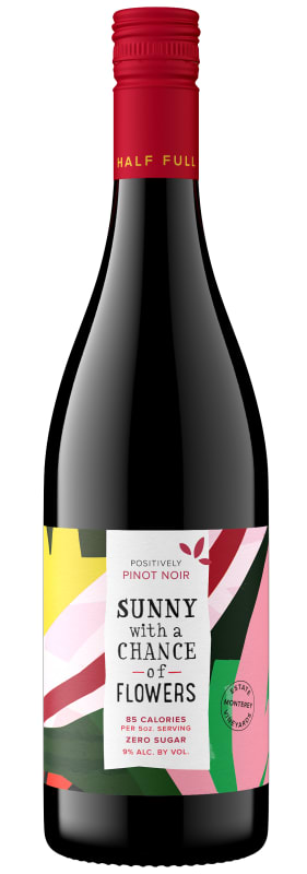 Sunny With a Chance of Flowers Pinot Noir 2018 Front Bottle Shot
