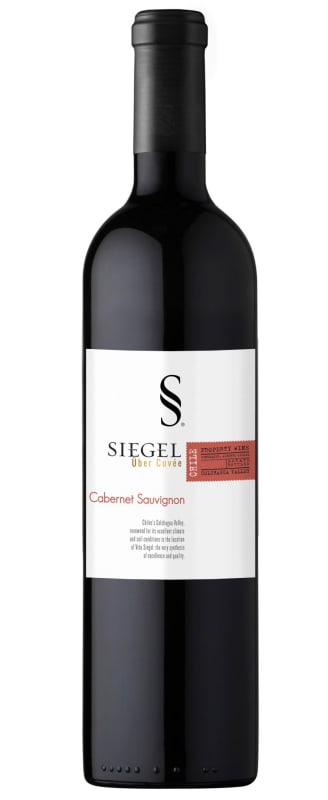 Vina Siegel Reserve Cabernet Sauvignon Uber Cuvee 2018 Front Bottle Shot