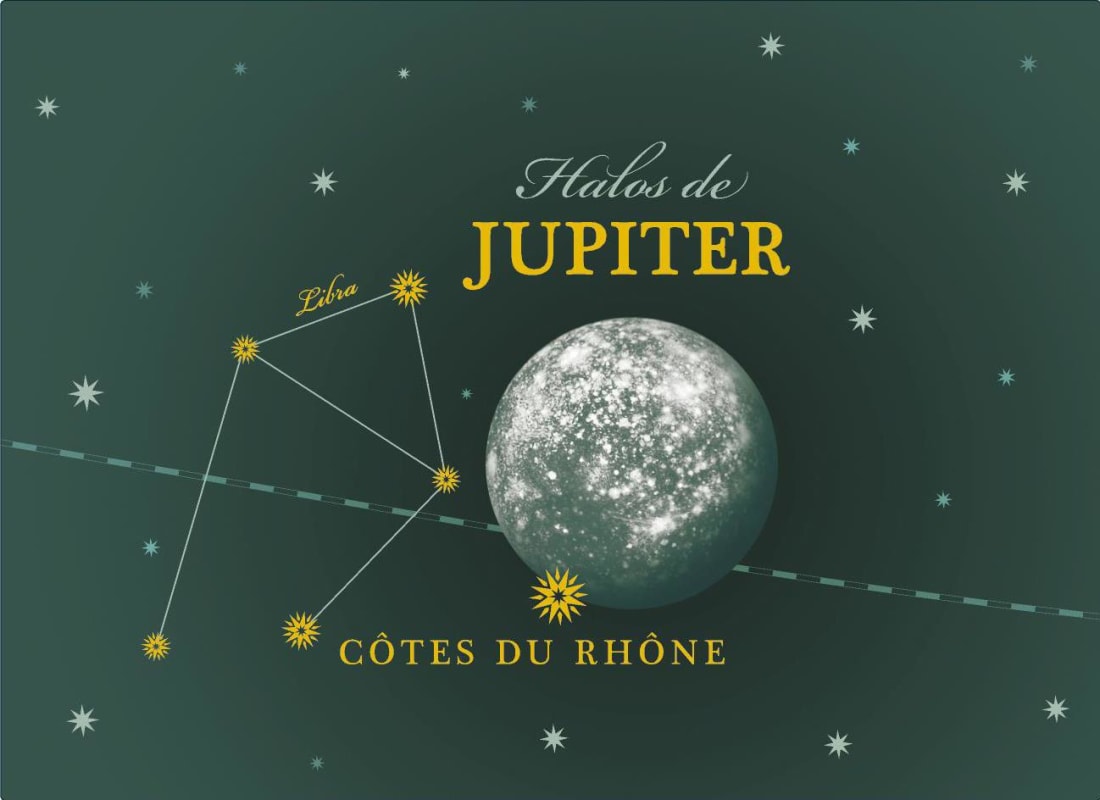Les Halos de Jupiter Cotes du Rhone Red 2016 Front Label