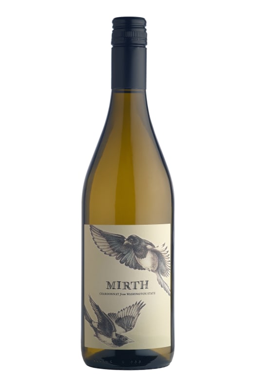 Corvidae Mirth Chardonnay 2019 Front Bottle Shot