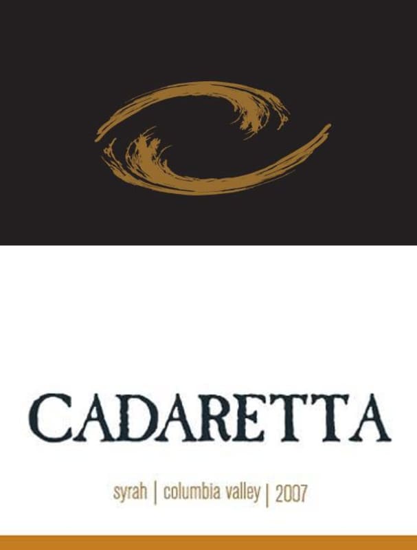 Cadaretta Syrah 2007 Front Label