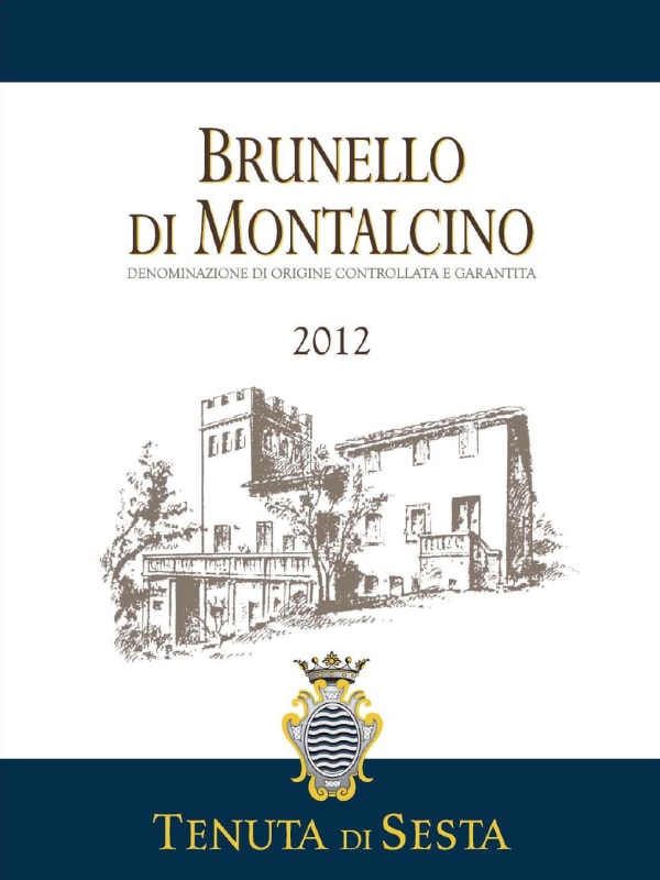 Tenuta di Sesta Brunello di Montalcino 2012 Front Label