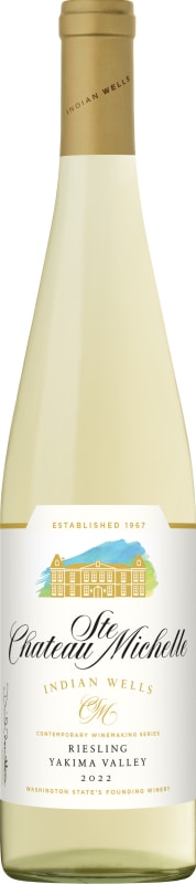 Chateau Ste. Michelle Indian Wells Riesling 2022 Front Bottle Shot
