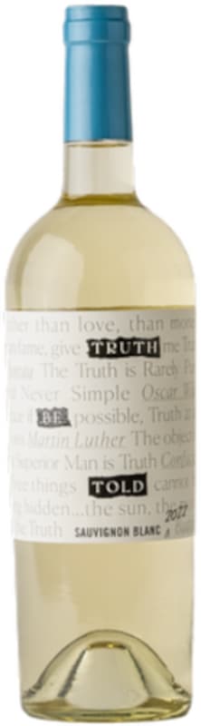 Truth Be Told Sauvignon Blanc 2022 Front Bottle Shot