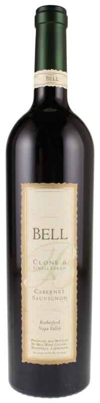 Bell Wine Cellars Clone 6 Cabernet Sauvignon 2014 Front Bottle Shot