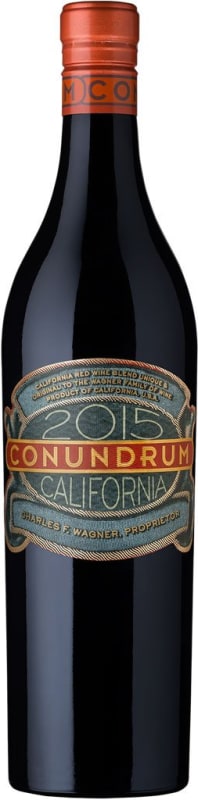 Conundrum Red Blend 2015 Front Bottle Shot