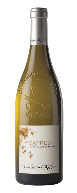 Clos du Caillou Chateauneuf-du-Pape Les Safres Blanc 2018 Front Bottle Shot