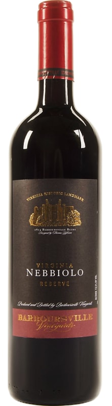 Barboursville Reserve Nebbiolo 2018 Front Bottle Shot
