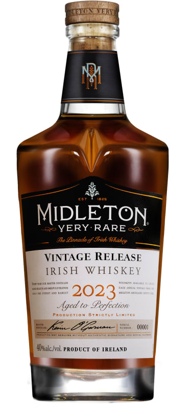 Midleton Very Rare Vintage Release Irish Whiskey (700ML) 2023 Front Bottle Shot