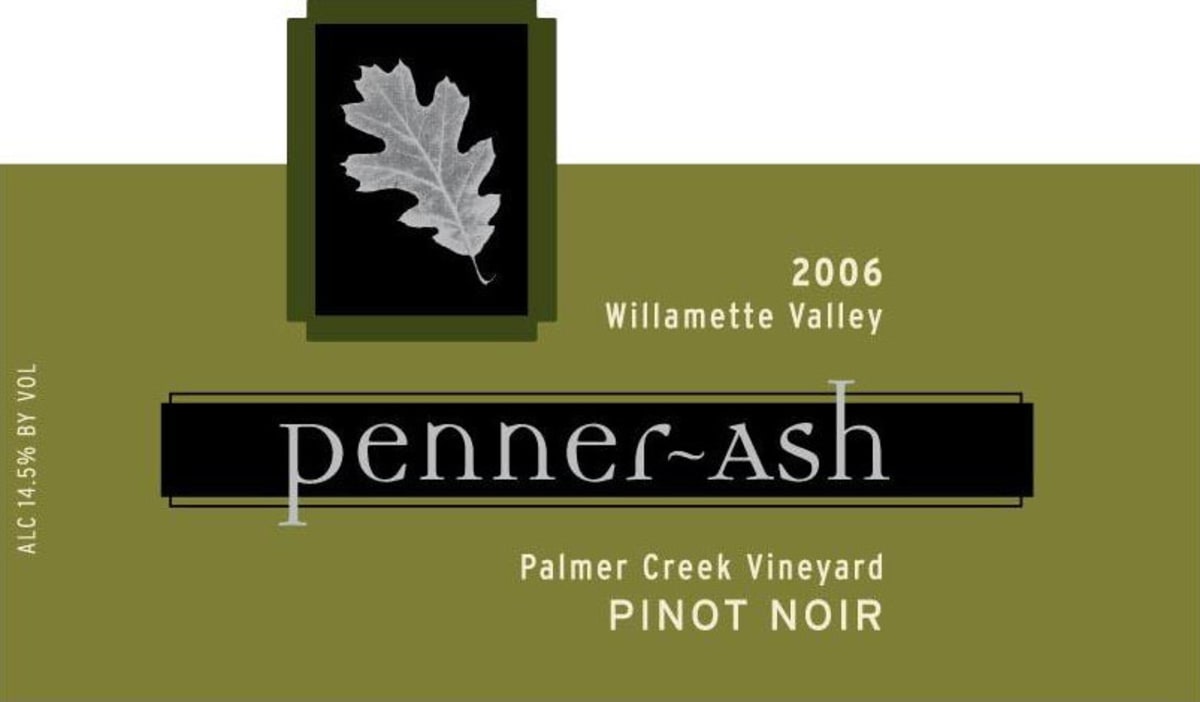 Penner-Ash Palmer Creek Vineyard Pinot Noir 2006 Front Label