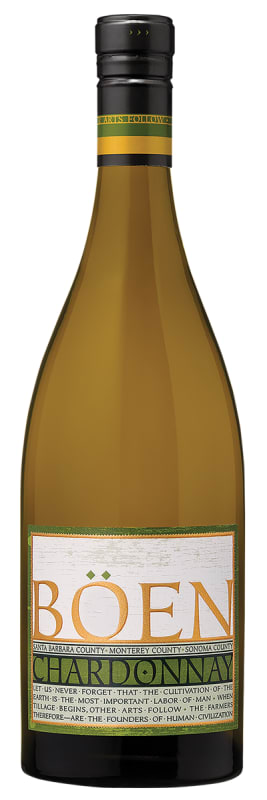 Boen Chardonnay 2016 Front Bottle Shot