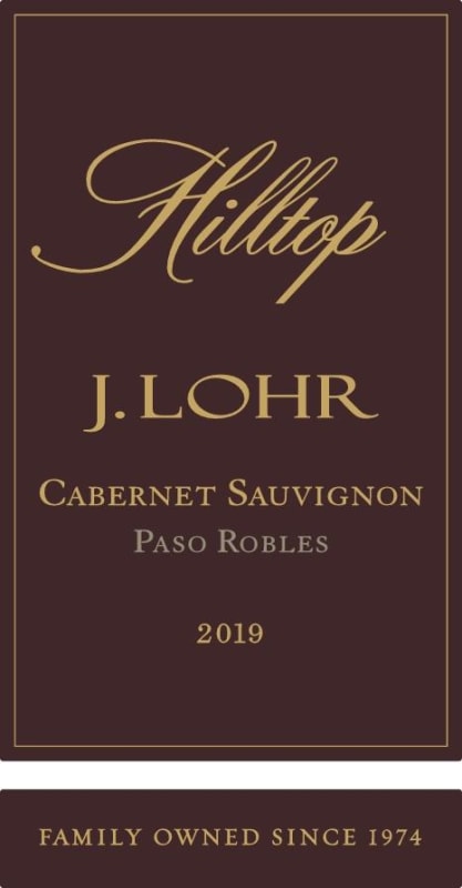 J. Lohr Hilltop Cabernet Sauvignon 2019 Front Label