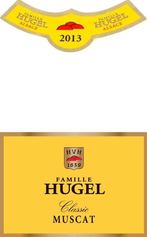 Hugel Classic Muscat 2013 Front Label