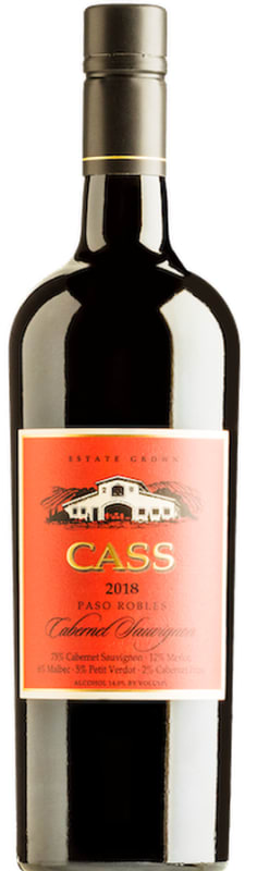 Cass Winery Signature Cabernet Sauvignon 2018 Front Bottle Shot