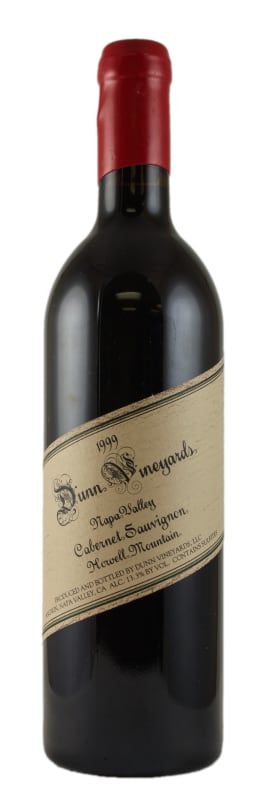 Dunn Howell Mountain Cabernet Sauvignon 1999 Front Bottle Shot