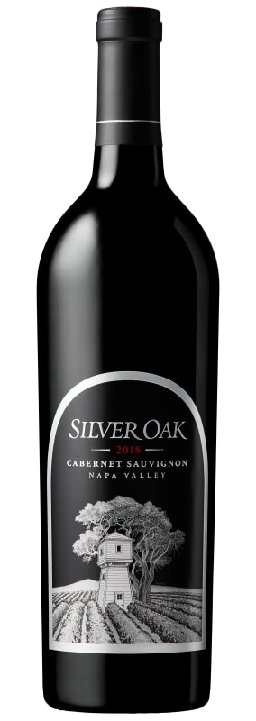 Silver Oak Napa Valley Cabernet Sauvignon 2018 Front Bottle Shot