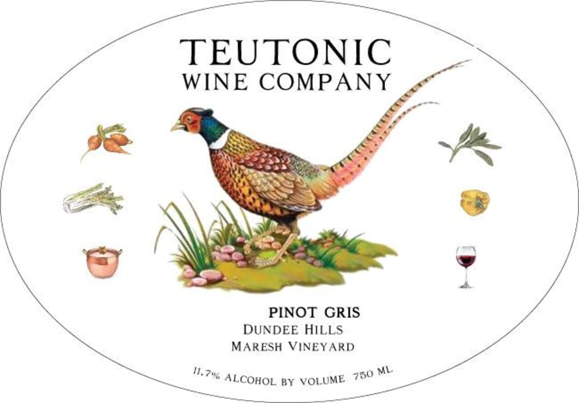 Teutonic Maresh Vineyard Pinot Gris 2011 Front Label