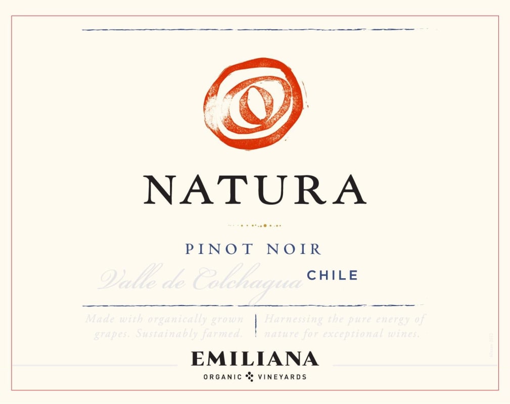 Natura Pinot Noir 2016 Front Label