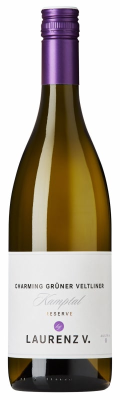 Laurenz V Charming Reserve Gruner Veltliner 2021 Front Bottle Shot
