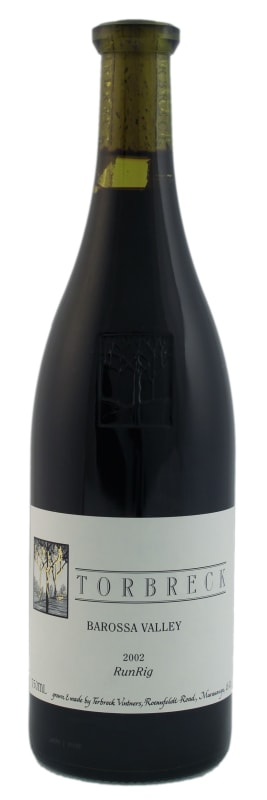 Torbreck RunRig (torn label) 2002 Front Bottle Shot