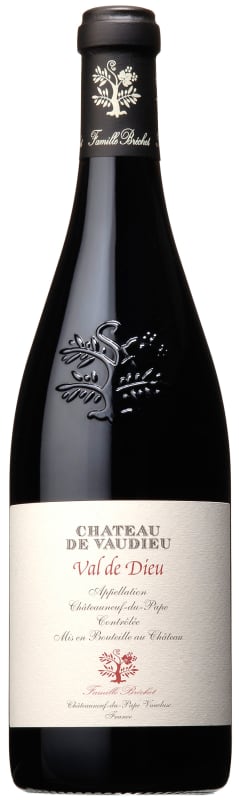 Chateau de Vaudieu Chateauneuf-du-Pape Val de Dieu 2012 Front Bottle Shot