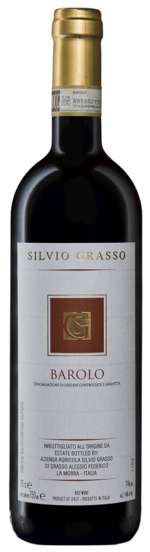 Silvio Grasso Barolo 2019 Front Bottle Shot