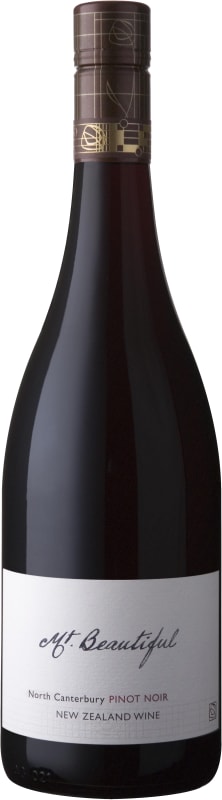 Mt. Beautiful Pinot Noir 2016 Front Bottle Shot