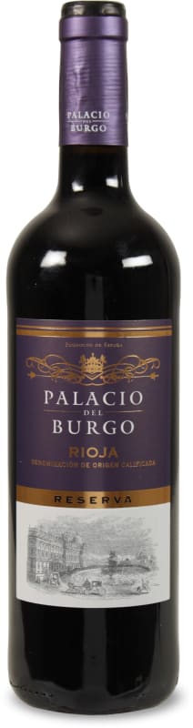 Burgo Viejo Palacio del Burgo Reserva 2014 Front Bottle Shot