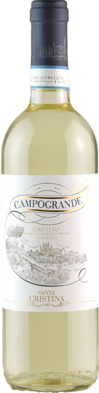 Santa Cristina by Antinori Campogrande Orvieto Classico 2021 Front Bottle Shot