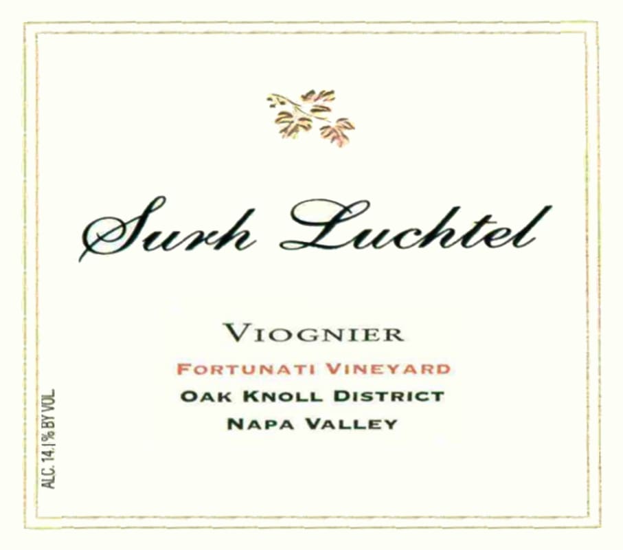 Surh-Luchtel Cellars Fortunati Vineyard Viognier 2006 Front Label