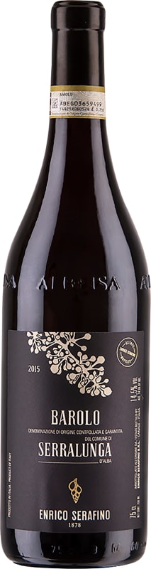 Enrico Serafino Barolo del Comune di Serralunga d'Alba 2015 Front Bottle Shot