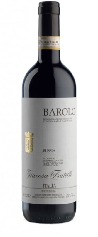 Giacosa Fratelli Barolo Bussia 2014 Front Bottle Shot