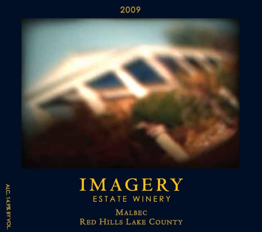 Imagery Estate Winery Malbec 2009 Front Label
