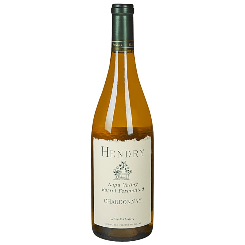 Hendry Barrel Fermented Chardonnay 2015 Front Bottle Shot